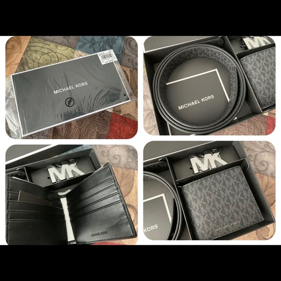 Listing for @loona_feelgood - MK Belt Wallet Gift Box Set (4 x Black 1 x Blue) - Picture 6 of 7